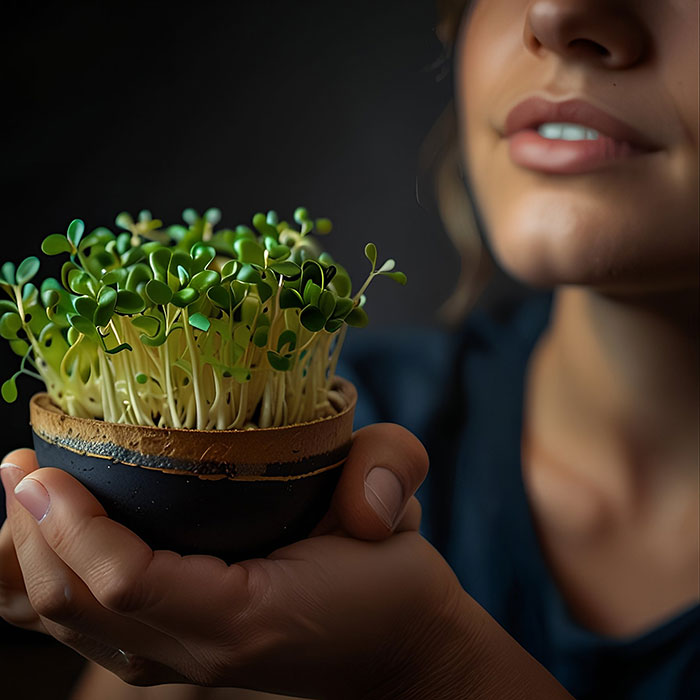 Brandy Maefield in waycross ga microgreens